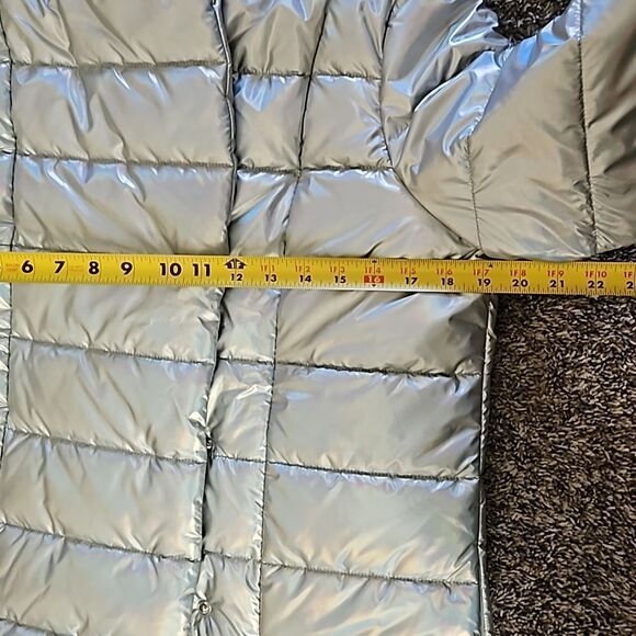 NWT J. McLaughlin silver puffer jacket - Picture 8 of 12